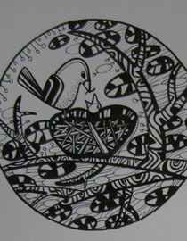 2009年江南大學設計基礎(圖案)優秀試卷 美術高考圖庫中的靈感與啟示